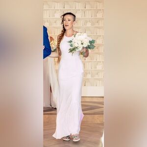 Elegant Pink Evening Gown